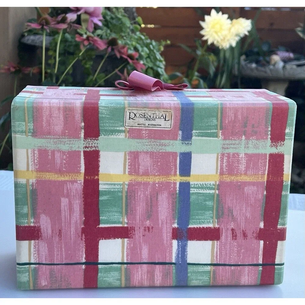 Vintage Rosenthal Designs Jewelry Box Organizer Cottagecore Grandmacore 1980s